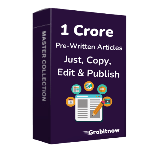 1 Crore Pre-Written Articles for Easy Copy, Edit, and Publish – Grab It Now
