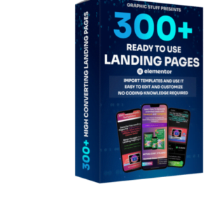 300+ Ready-to-Use Landing Pages Templates for Elementor - Easy Customization and Import