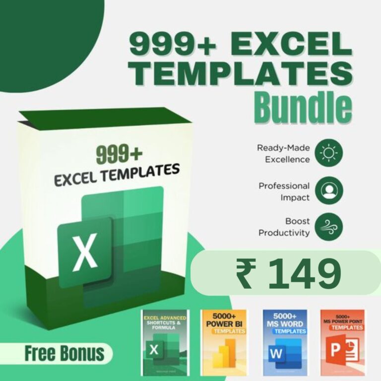Excel Templates Bundle 999+ - Business, Finance, Project Management Templates