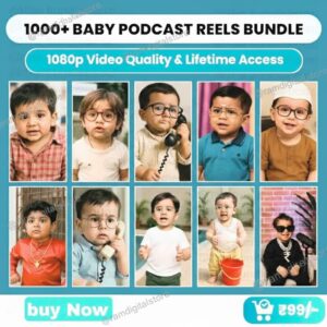 AI Hindi Baby Podcast Reels Bundle